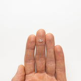 0.61ct 6.08x7.52x1.95mm VS1 F Trillion Rosecut 21350-01