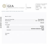 1.00ct 6.40x6.39x3.78mm GIA Fancy Brownish Greenish Yellow Round Brilliant 20979-01