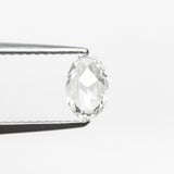 0.41ct 6.91x4.45x1.79mm SI1 F Oval Rosecut 21432-01