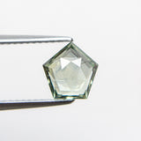 1.50ct 7.70x7.47x2.97mm Pentagon Double Cut Sapphire 21589-01