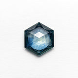 1.35ct 8.06x6.93x2.68mm Hexagon Double Cut Sapphire 21592-12