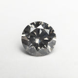 1.55ct 7.41x7.40x4.60mm GIA SI2 Fancy Grey Round Brilliant 21668-01