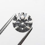 1.55ct 7.41x7.40x4.60mm GIA SI2 Fancy Grey Round Brilliant 21668-01