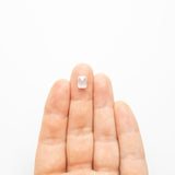 2.59ct 8.66x6.51x4.03mm Fancy White Cut Corner Rectangle Step Cut 21679-01