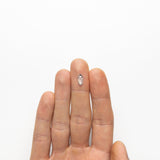 0.88ct 10.25x5.18x2.23mm Kite Rosecut 21869-02