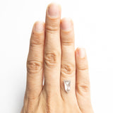 2.16ct 11.53x6.71x3.42mm Shield Double Cut 21879-08