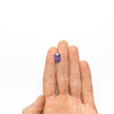 6.49ct 12.12x8.29x6.36mm Cut Corner Rectangle Brilliant Sapphire 22054-01