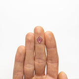 0.78ct 9.31x9.07x1.15mm Kite Portrait Cut Sapphire 22090-01