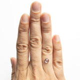 0.88ct 6.02x6.00x3.26mm Round Rosecut Sapphire 22120-01