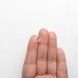 0.91ct 6.49x6.46x2.41mm Round Rosecut Sapphire 22124-01