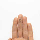 1.22ct 9.71x6.89x1.43mm Hexagon Portrait Cut Sapphire 22140-01