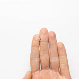 0.79ct 6.60x4.39x2.76mm Cushion Brilliant Sapphire 22232-01