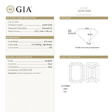 2.01ct 8.23x5.84x3.85mm GIA VS2 U-V Champagne Cut Corner Rectangle Step Cut 23421-01