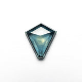 1.59ct 8.57x7.72x2.93mm Shield Rosecut Sapphire 22266-36