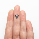 1.59ct 8.57x7.72x2.93mm Shield Rosecut Sapphire 22266-36