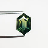 1.37ct 8.58x5.69x3.39mm Hexagon Step Cut Sapphire 22302-02