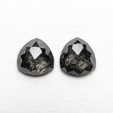 1.50cttw 2pc 5.96x5.93x2.63mm 6.05x5.88x2.50mm Trillion Rosecut Matching Pair 22381-04