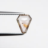 0.74ct 7.15x5.96x1.94mm Coffin Rosecut Sapphire 22434-02