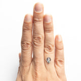 1.30ct 8.77x6.65x3.18mm Shield Rosecut Sapphire 22434-12