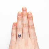 1.11ct 8.26x5.53x1.98mm Hexagon Rosecut Sapphire 22434-45