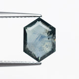 2.86ct10.43x7.47x3.26mm Hexagon Step Cut Sapphire 22434-50