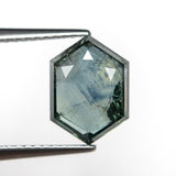2.86ct10.43x7.47x3.26mm Hexagon Step Cut Sapphire 22434-50