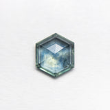 1.16ct 7.64x6.51x2.34mm Hexagon Double Cut Sapphire 22434-55