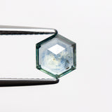 1.16ct 7.64x6.51x2.34mm Hexagon Double Cut Sapphire 22434-55