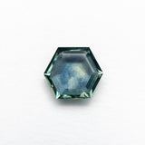 1.16ct 7.64x6.51x2.34mm Hexagon Double Cut Sapphire 22434-55