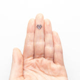 1.30ct 8.21x6.71x2.36mm Hexagon Portrait Cut Sapphire 22434-58