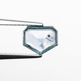 1.23ct 7.34x6.15x2.28mm Shield Rosecut Sapphire 22434-62