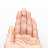 1.23ct 7.34x6.15x2.28mm Shield Rosecut Sapphire 22434-62