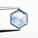 2.47ct 9.34x8.07x3.03mm Hexagon Rosecut Sapphire 22434-65