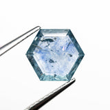 2.47ct 9.34x8.07x3.03mm Hexagon Rosecut Sapphire 22434-65