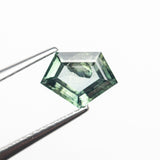 1.11ct 8.31x6.06x2.63mm Pentagon Rosecut Sapphire 22434-69