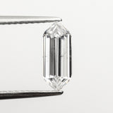 1.01ct 10.12x4.18x2.42mm GIA SI2 D Hexagon Step Cut 22621-01