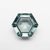 3.77ct 10.00x8.69x4.45mm Hexagon Rosecut Sapphire 22692-02