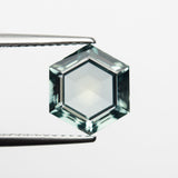 3.77ct 10.00x8.69x4.45mm Hexagon Rosecut Sapphire 22692-02