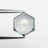3.77ct 10.00x8.69x4.45mm Hexagon Rosecut Sapphire 22692-02