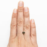 0.71ct 5.68x5.63x3.36mm Round Brilliant Sapphire 22698-02