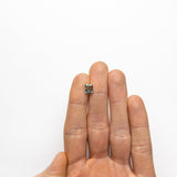 1.89ct 7.34x5.91x3.19mm Rectangle Rosecut Sapphire 22705-01