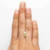 2.01ct 12.20x7.79x3.10mm GIA VVS2 Modern Antique Fancy Champagne Moval Brilliant 22730-01