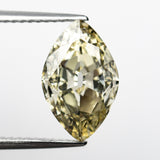 2.01ct 12.20x7.79x3.10mm GIA VVS2 Modern Antique Fancy Champagne Moval Brilliant 22730-01