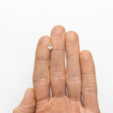 0.70ct 6.55x4.82x3.16mm VS2 C4 Oval Brilliant 22753-08