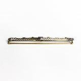0.48ct Round Brilliant Sapphire 14K Yellow and White Gold Brooch 22756-01