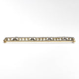 0.40cttw 4pc Old European Cut Platinum & 18K Antique Bar Pin 22759-01