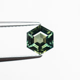 1.64ct 7.28x6.28x4.60mm Hexagon Step Cut Sapphire 22761-04