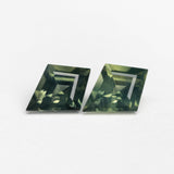 1.01cttw 2pc 6.77x5.07x2.88mm 6.88x5.12x2.97mm Kite Step Cut Sapphire Matching Pair 22768-02