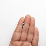 1.19cttw 2pc 6.10x4.92x2.85mm 6.10x5.02x2.82mm Pentagon Step Cut Sapphire Matching Pair 22768-05