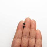 0.90cttw 2pc 6.70x4.11x2.64mm 6.65x4.15x2.72mm Geo Pear Step Cut Sapphire Matching Pair 22768-13